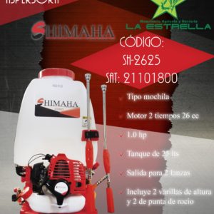 Aspersora Shimaha Modelo SH2625
