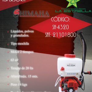 Aspersora Shimaha Modelo SH4320